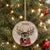 Add rustic woodland charm to your holiday décor with this Iron Disc Deer Ornament Set. Each ornament features a circular...