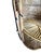 Wood Vintage Boho Revival Peacock Style Wicker Accent Chair With Fan Back For Sale - Image 7 of 12