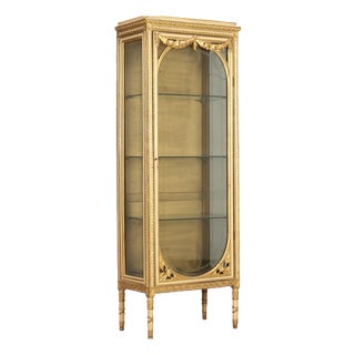 Neoclassical Style Display Cabinet For Sale