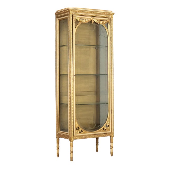 Neoclassical Style Display Cabinet For Sale