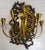 Sconces in Giltwood with Brass Arms, 1950s, Set of 2 For Sale - Image 4 of 10