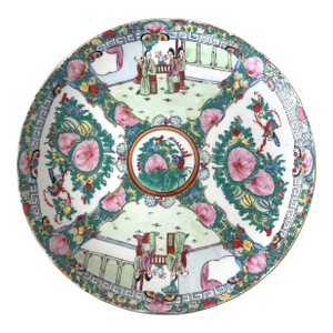 Vintage Japanese Porcelain Decorative Platter - Stamped