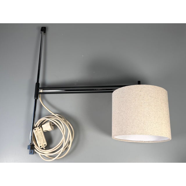 Mid-Century Extendable Wall Lamp in Metal and Chrome, 1960s-1970s For Sale - Image 16 of 18