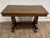 This is an absolutely stunning antique American Empire style library table, server, or desk with harp or lyre shaped...