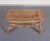 Wood Italian Bamboo Coffee Table with Magazine Rack For Sale - Image 7 of 11