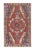1960s Vintage Hand Knotted Red Turkish Area Rug 4'8'' X 7'1'' For Sale - Image 13 of 13
