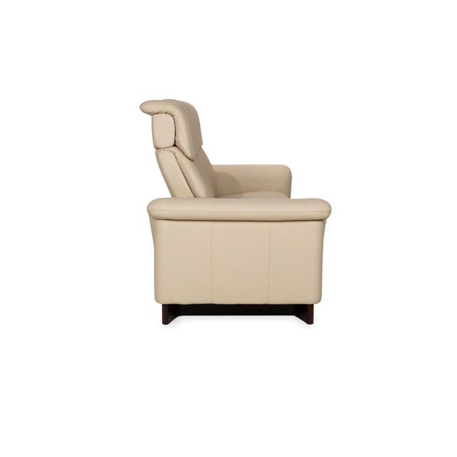 Paradise 2-Seater Sofa in Beige Leather from Stressless For Sale - Image 11 of 14