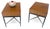 Kittinger Pair of Kittinger Faux Bamboo Tapered Horn Shape Legs One Drawer End Tables MINT For Sale - Image 4 of 18
