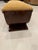 French Art Deco Bench fully restored and reupholstered in galuchat fabric. Styled walnut wood base has a reupholstered...