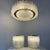 Mid-Century Space Age Ice Glass Ceiling Lamp and Wall Lamps from Doria Leuchten, Germany, 1960s, Set of 3 For Sale - Image 18 of 18