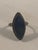 Vintage Afghan Marquise Lapis Lazulli Silver Ring (Size 7.5) For Sale - Image 6 of 12