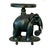 Early 20th Century Early 20th Century Anglo-Indian Carved Ebonized Elephant Side Table For Sale - Image 5 of 15