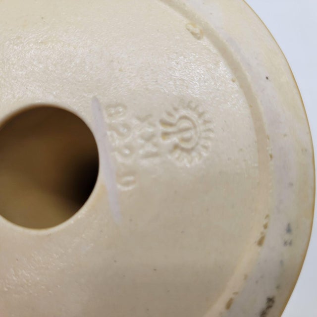 Early 20th Century Rookwood Pottery Matte Yellow Candle Holders For Sale - Image 5 of 6