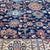 Navy Blue Persian Mahal Hand-Knotted Wool Rug - 8' X 9'11" For Sale - Image 9 of 17