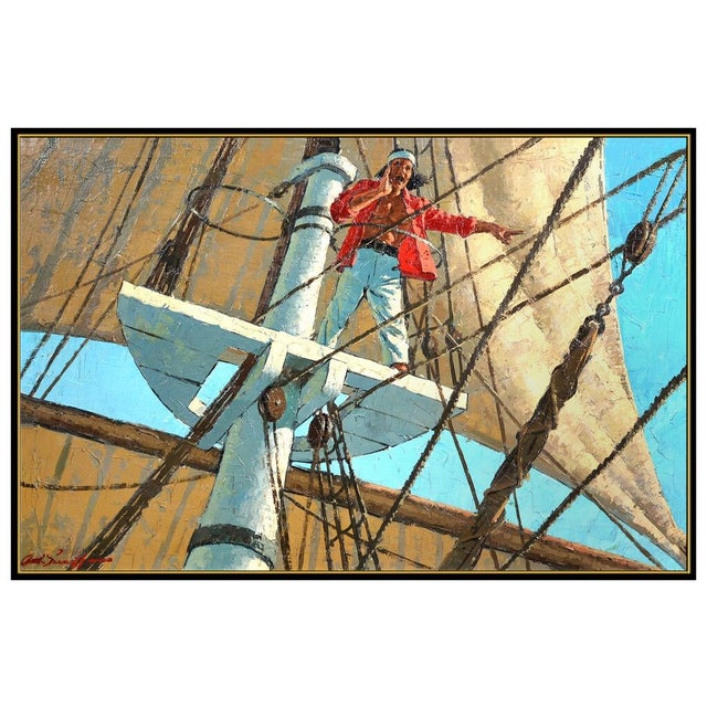 Realism Mid 20th Century Thar She Blows, Arthur Sarnoff For Sale - Image 3 of 6
