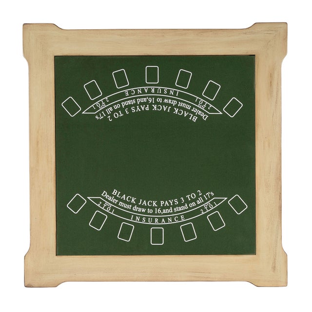 Vincent Multi-Game Card Table, Beige For Sale In Chicago - Image 6 of 9