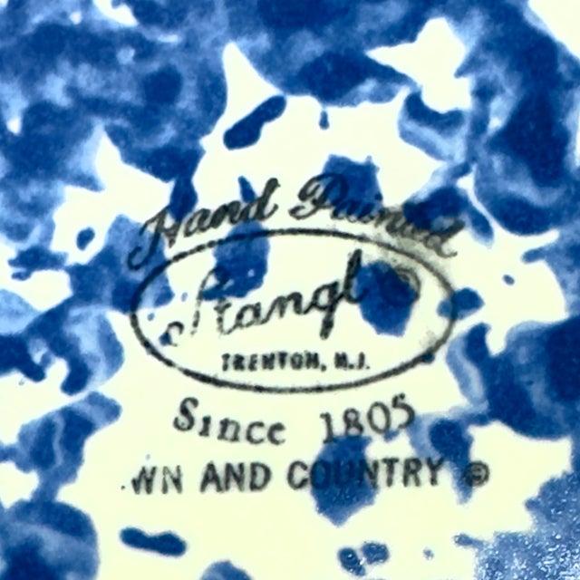 1970s Stangl Town & Country Spongeware Dinnerware Set - Place Settings for 4/Set of 13 For Sale - Image 10 of 10