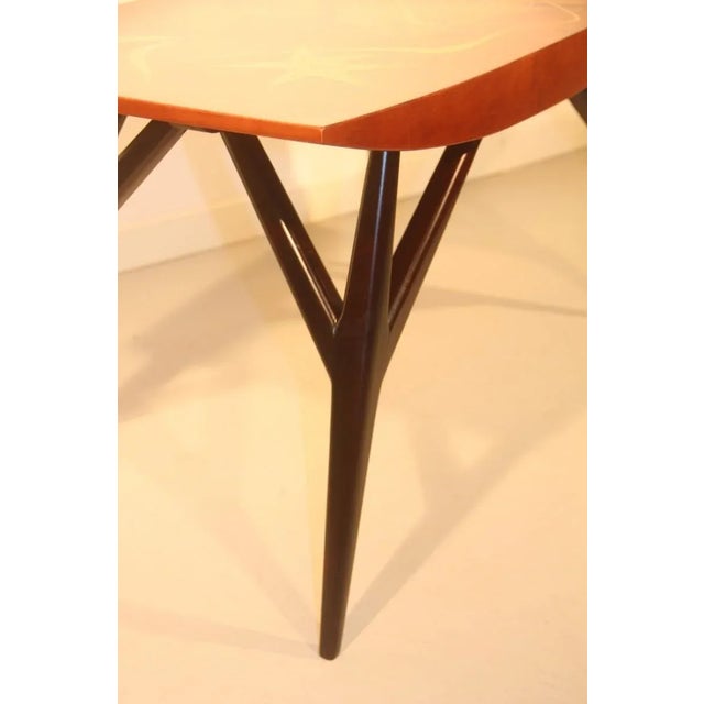 Italian Coffee Table with Wooden Inlays by Luigi Scremin, 1950 For Sale - Image 14 of 18