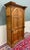 English Vintage English Large Pine Cupboard Cabinet Corinthian Capitals Fluted Columns For Sale - Image 3 of 16