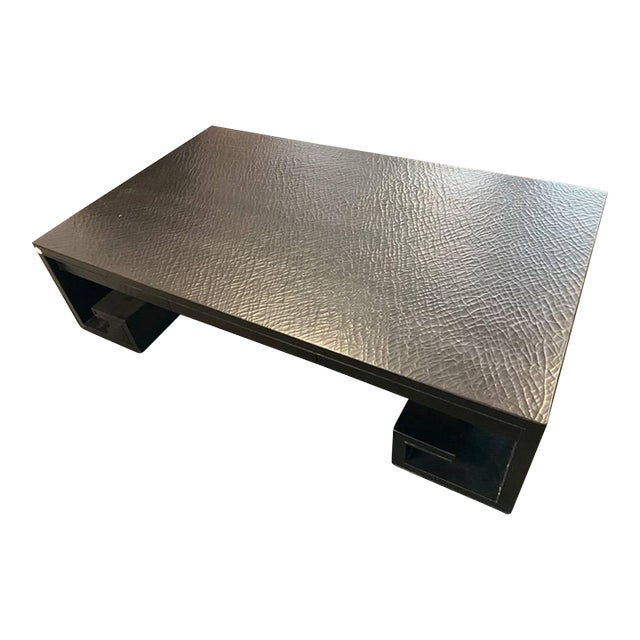 1970s Thomas Pheasant for Baker Scroll Coffee Table For Sale