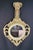 1960 Italian Art Nouveau Style Hand Carved Hand Painted Gilded Round Mirror For Sale In Philadelphia - Image 6 of 18