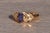 The 12th Avenue: Marquise Tanzanite and Diamond Ring in Yellow Gold For Sale - Image 4 of 10