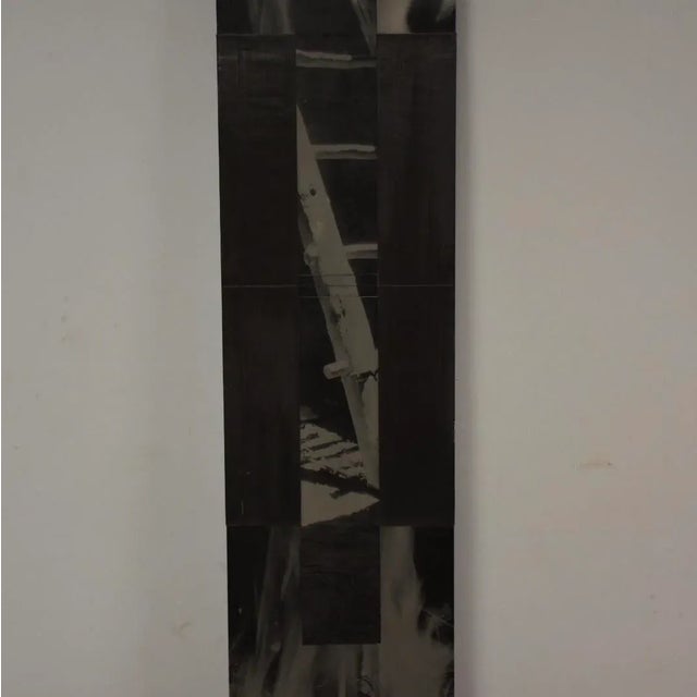 1990s Mixed Media Grey Modern Art For Sale - Image 9 of 11