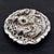 Late 19th Century Antique Burmese Coin Silver High-Relief Repoussé Pierced Belt Buckle For Sale - Image 4 of 6