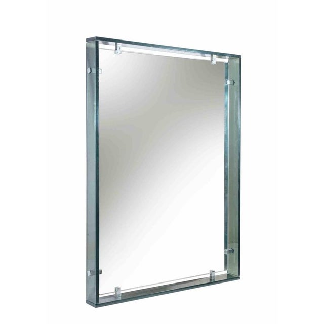 Vintage Model 2014 Wall Mirror in Glass by Max Ingrand, Italy, 1960s For Sale - Image 3 of 8