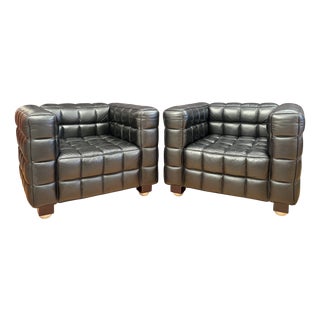 Kubus 8020 Armchairs by Josef Hoffmann for Wittmann, Austria, 1980s, Set of 2 For Sale