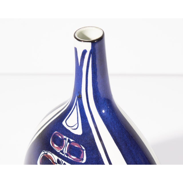 Royal Copenhagan Inge-Lise Koefoed Royal Copenhagen Aluminia Fajance Ceramic Vase For Sale - Image 4 of 8