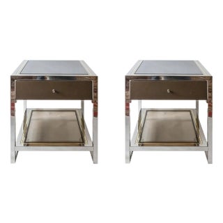 Mid-Century Italian Nightstands, Set of 2 For Sale