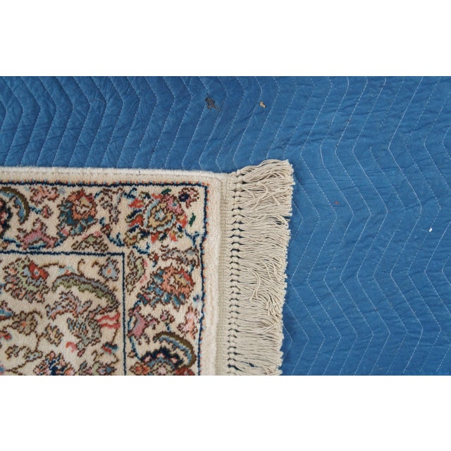 Karastan 100% Wool Oriental Floral Palmette Animal 738 Area Rug Mat 2' X 4" For Sale - Image 4 of 12