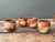 Terra Cotta Vintage Original Studio Pottery Cups - Set of 4 For Sale - Image 8 of 12
