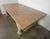 Gray Rustic Painted Dining Table W/ Herringbone Pattern Top For Sale - Image 8 of 16