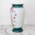 Antique French opaline glass vase, with hand-painted details.