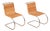 MR10 Rattan Chairs by Ludwig Mies Van Der Rohe for Knoll, 1960s, Set of 2 For Sale