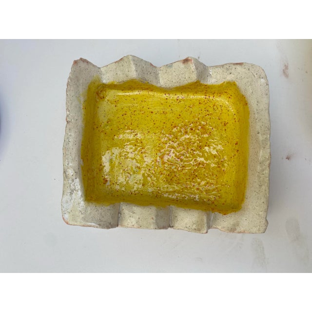 Hand Made Abstract Sculptural Glazed Ceramic Box with Fitted Lid For Sale - Image 10 of 10