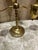 Metal Vintage Brass Hurricane Student Lamp Style Table Lamp For Sale - Image 7 of 10