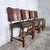 Arts and Crafts Art Deco Oak Dining Chairs with Green Vinyl Seats, Set of 4 For Sale - Image 6 of 9
