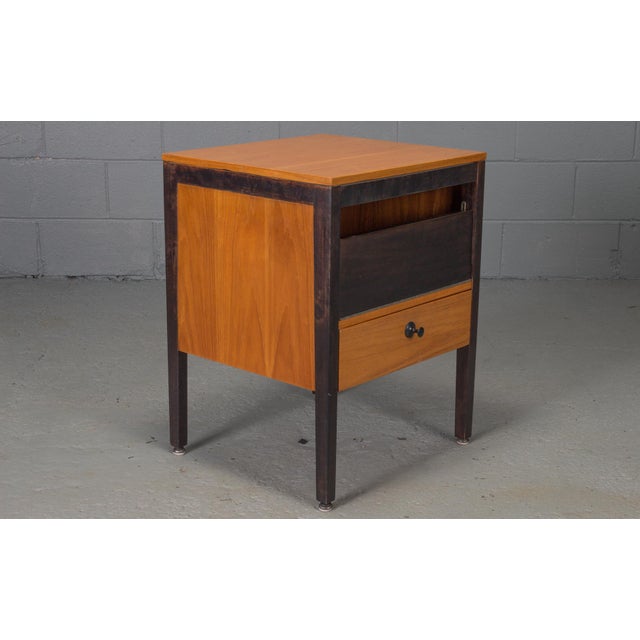 Small Steelframe Stereo Cabinet Side Table By George Nelson For