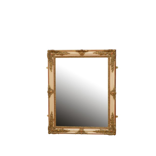 19th Century French Rococo Gilt Wall Mirror, Gesso and Glass, 1850 For Sale - Image 12 of 12