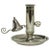 Metal Small Silver Chamber Candlestick For Sale - Image 7 of 7