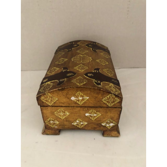 Vintage Florentine Treasure Trunk For Sale In Detroit - Image 6 of 10