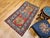 Vintage Handwoven Caucasian Kazak Rug, Geometric Pattern, Red & Ivory, 4' x 7' For Sale - Image 10 of 18