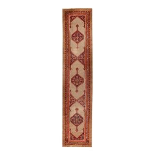 Vintage Oriental Runner Rug 3ft 6in X 16ft 2in For Sale
