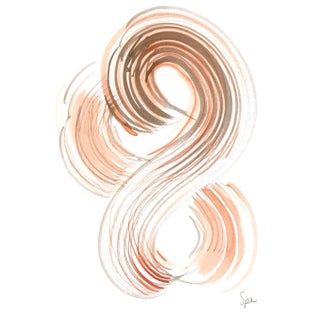 Spe, Abstract Watercolor - Woven For Sale