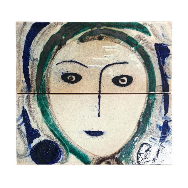 Ceramic Tile Artwork, 1960s For Sale - Image 10 of 10
