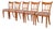 Antique Italian Regency Fruitwood Inlaid Marquetry Dining Chairs, Set of Five For Sale