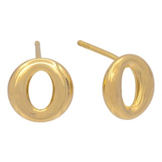 Tiffany & Co. Elsa Peretti Sevillana Stud Earrings 18k Yellow Gold Small, A Pair For Sale